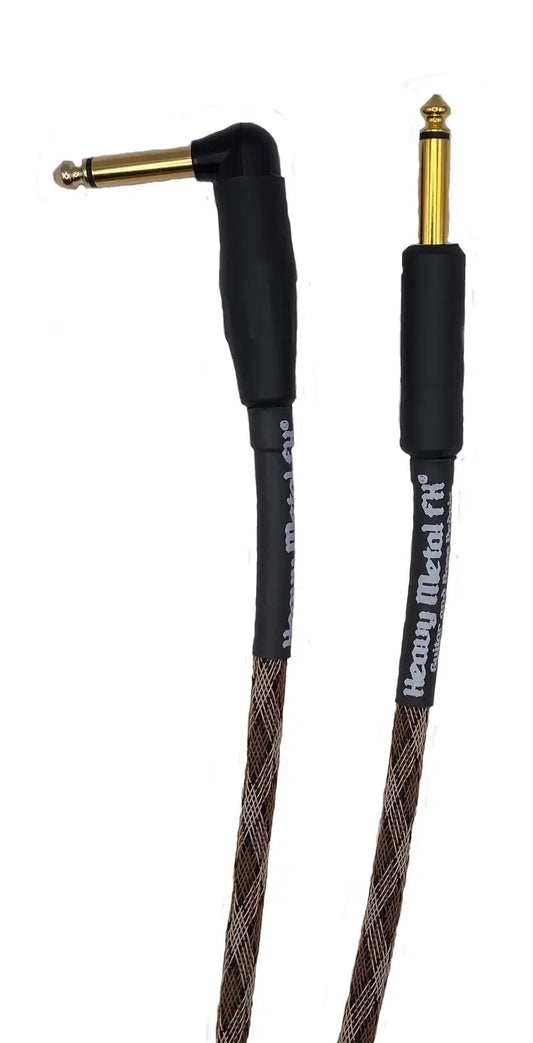 Heavy Metal FX Instrument Cable 30 ft Straight/Angle - Heavy Metal FX