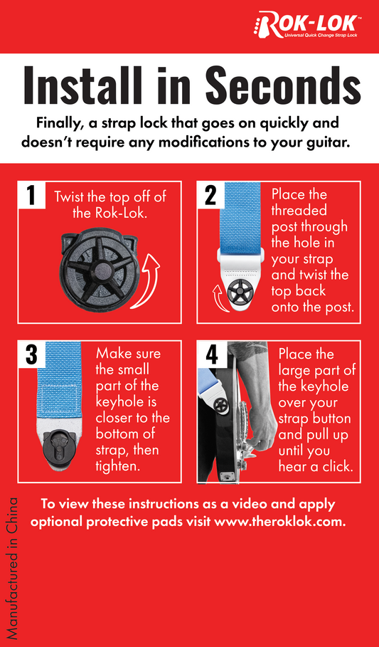 Rok-Lok Strap Lock 2 Pack - Heavy Metal FX