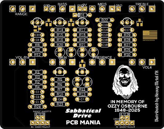Sabbatical Drive Deluxe PCB Guitar Mania